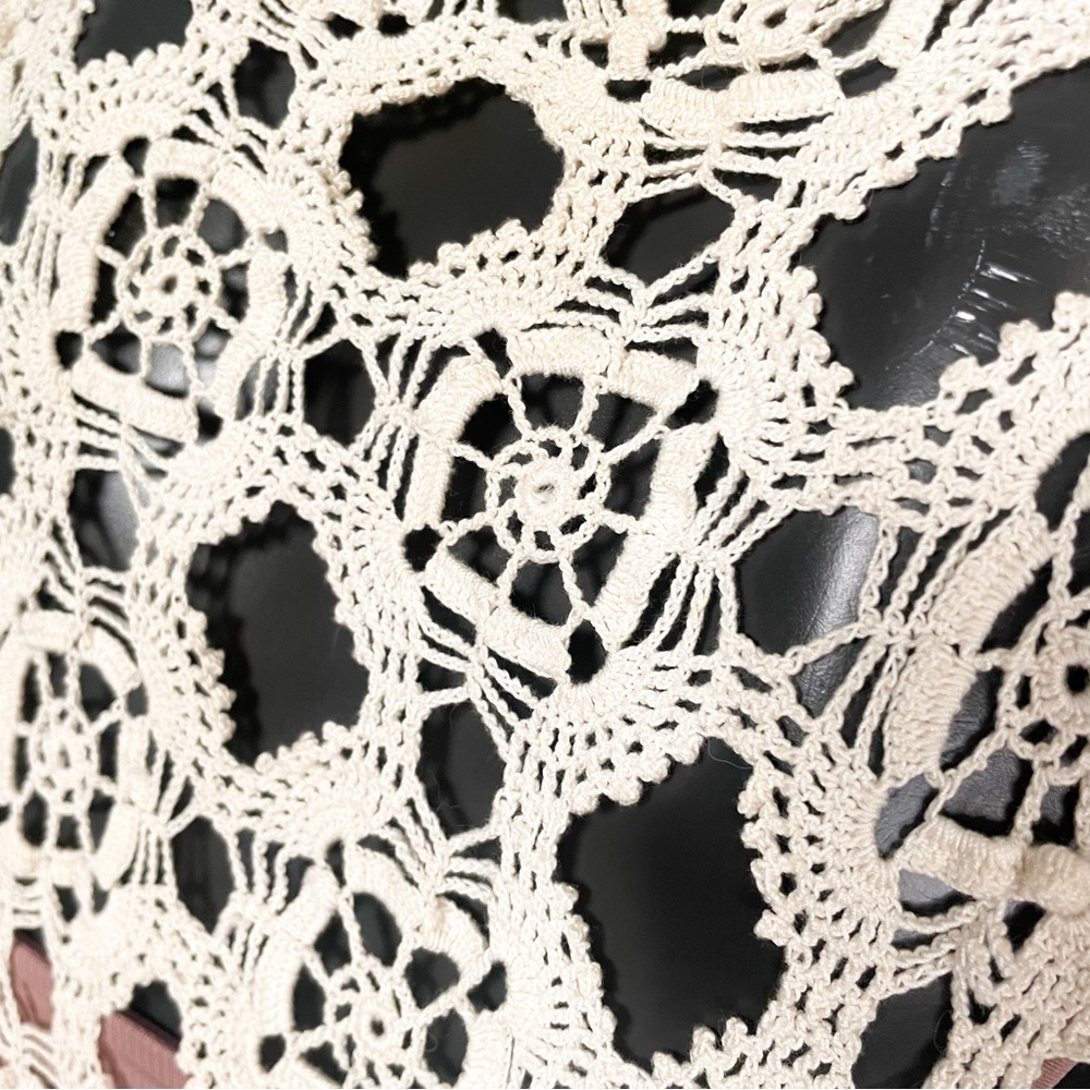 Handmade crochet tunic top by Lower Bottoms Clothing - Picture 6 of 8